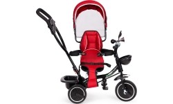 Rowerek Wózek trójkołowy dla małych dzieci z obracanym siedzeniem Eco Toys - czerwony