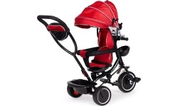 Rowerek Wózek trójkołowy dla małych dzieci z obracanym siedzeniem Eco Toys - czerwony