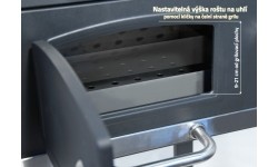 Grill węglowy z żeliwnym rusztem Cattara Royal Classic