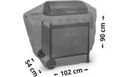 Pokrowiec na grill ogrodowy gazowy Cattara 99BB004