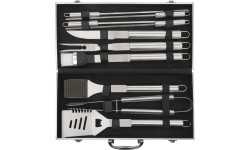  Zestaw narzędzi do grillowania Cattara - 11 szt., aluminiowa walizka