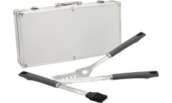 Zestaw narzędzi do grillowania Cattara Gray Line - 11 szt., aluminiowa walizka