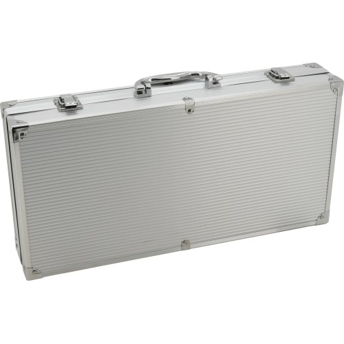 Zestaw narzędzi do grillowania Cattara Gray Line - 11 szt., aluminiowa walizka