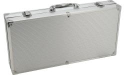 Zestaw narzędzi do grillowania Cattara Gray Line - 11 szt., aluminiowa walizka