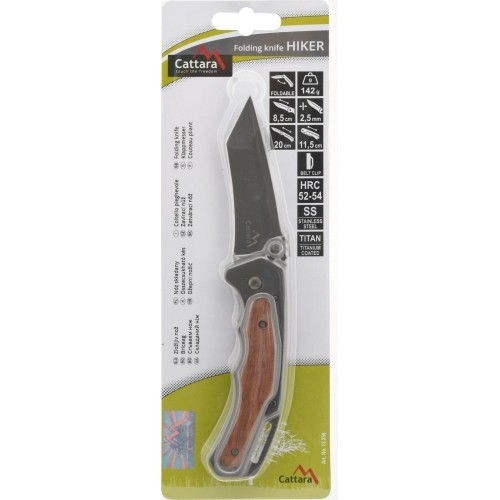 Nóż składany z blokadą Cattara Hiker 20 cm
