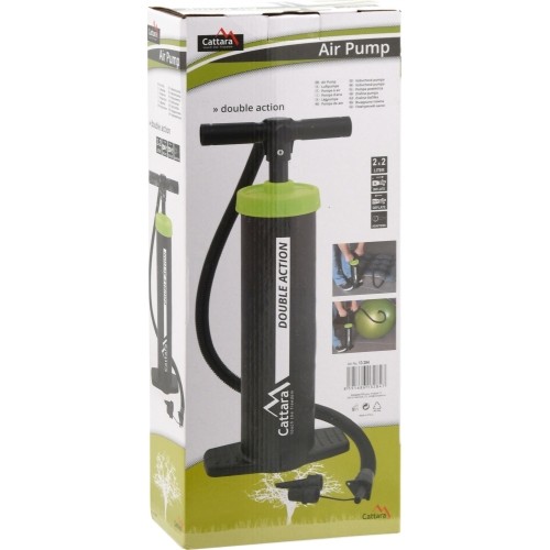 Pompka ręczna do materacy itp. Cattara Double Action 2 x 2 000 cm3