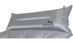 Samopompująca się mata z poduszką Cattara Midnight 180x66x4cm