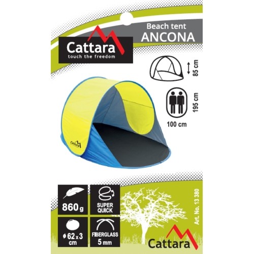 Namiot plażowy Cattara Ancona 120x195x85 cm