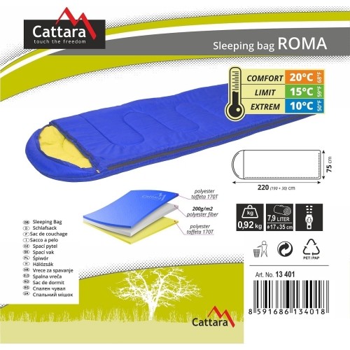 Śpiwór Cattara Roma +10°C