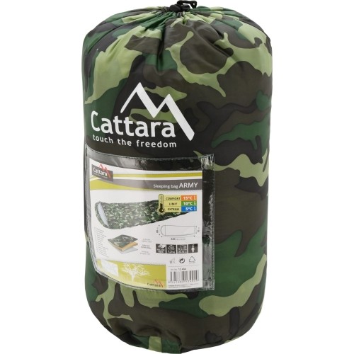 Śpiwór Cattara Army +5 °C