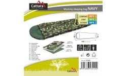 Śpiwór Cattara Navy +10°C