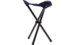 Składane krzesło kempingowe turystyczne bez oparcia Cattara Oslo - Niebieskie