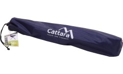 Składane krzesło kempingowe turystyczne bez oparcia Cattara Oslo - Niebieskie