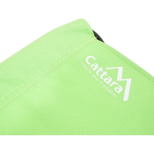 Składane krzesło turystyczne kempingowe bez oparcia Stołek taboret turystyczny Cattara Milano - Zielone