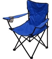 Składane krzesło turystyczne kempingowe Cattara Bari - Niebieskie