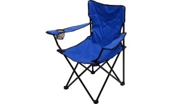 Składane krzesło turystyczne kempingowe Cattara Bari - Niebieskie