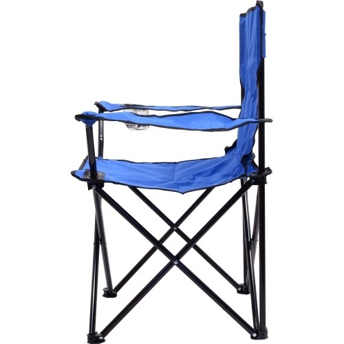 Składane krzesło turystyczne kempingowe Cattara Bari - Niebieskie