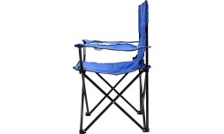 Składane krzesło turystyczne kempingowe Cattara Bari - Niebieskie