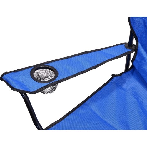 Składane krzesło turystyczne kempingowe Cattara Bari - Niebieskie