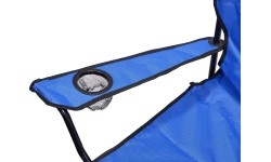 Składane krzesło turystyczne kempingowe Cattara Bari - Niebieskie