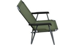 Turystyczne krzesło składane z podłokietnikami Cattara Lyon - Ciemnozielone