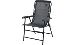 Składane krzesło ogrodowe turystyczne plażowe Cattara Terst - Czarne