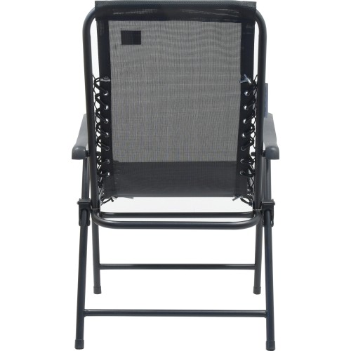 Składane krzesło ogrodowe turystyczne plażowe Cattara Terst - Czarne