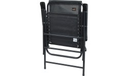 Składane krzesło ogrodowe turystyczne plażowe Cattara Terst - Czarne