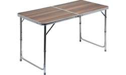 Składany stół kempingowy Cattara Double - brązowy