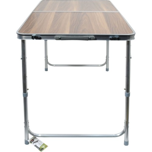 Składany stół kempingowy Cattara Double - brązowy