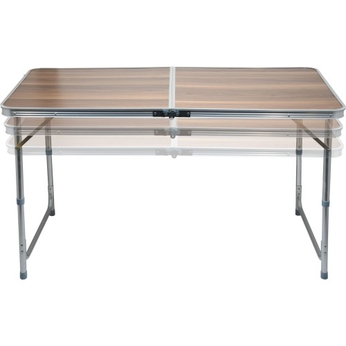 Składany stół kempingowy Cattara Double - brązowy