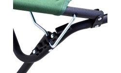 Składane łóżko kempingowe turystyczne Leżak ogrodowy Leżanka na plażę Cattara Berlin - Zielone