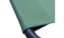 Składane łóżko kempingowe turystyczne Leżak ogrodowy Leżanka na plażę Cattara Berlin - Zielone