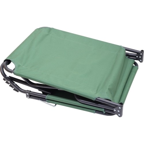 Składane łóżko kempingowe turystyczne Leżak ogrodowy Leżanka na plażę Cattara Berlin - Zielone