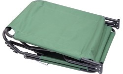 Składane łóżko kempingowe turystyczne Leżak ogrodowy Leżanka na plażę Cattara Berlin - Zielone