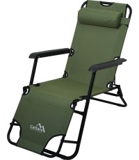 Leżak turystyczny Cattara Comfort, zielony