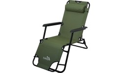 Leżak turystyczny Cattara Comfort, zielony
