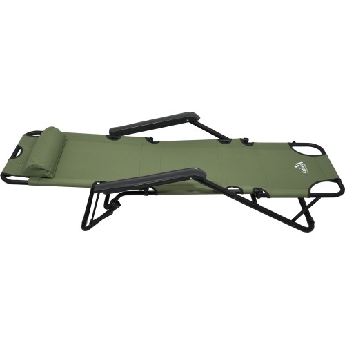 Łóżko kempingowe Cattara Comfort - zielone