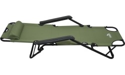 Leżak turystyczny Cattara Comfort, zielony