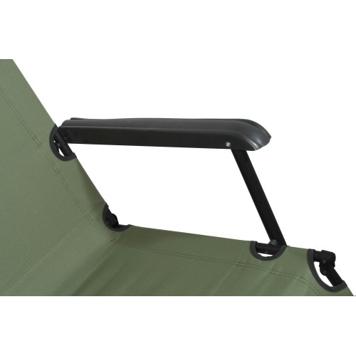 Leżak turystyczny Cattara Comfort, zielony