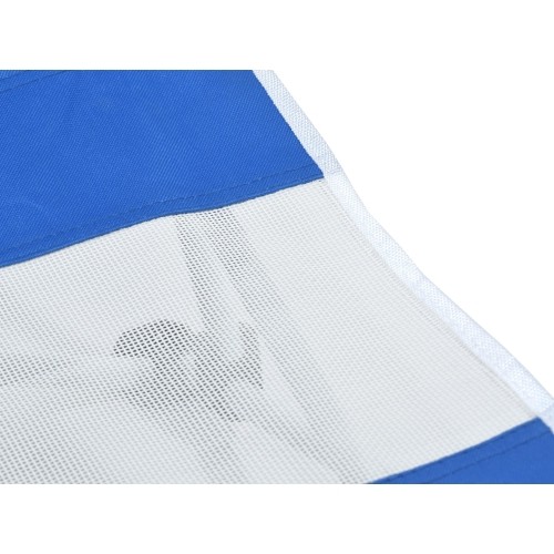 Składane krzesło kempingowe turystyczne z podgłówkiem Leżak Cattara Larisa - Niebieskie