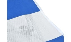 Składane krzesło kempingowe turystyczne z podgłówkiem Leżak Cattara Larisa - Niebieskie