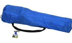 Składane krzesło kempingowe turystyczne z podgłówkiem Leżak Cattara Larisa - Niebieskie