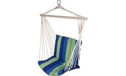 Fotel hamakowy brazylijski Hamak do siedzenia Siedzenie hamakowe Cattara - Niebiesko-zielony, 95 x 50 cm
