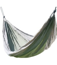 Hamak Cattara Nylon zielono-brązowy 275x137 cm