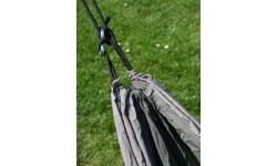 Hamak turystyczny Cattara Nylon - Zielono-brązowy, 275 x 137 cm