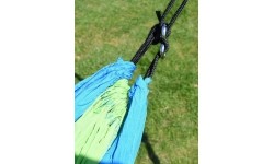 Hamak turystyczny Cattara Nylon - Zielono-niebieski 275 x 137 cm