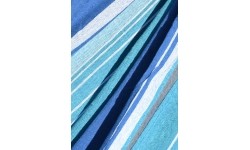 Hamak ogrodowy turystyczny Cattara Textil - Niebiesko-biały, 200 x 100 cm