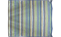 Koc piknikowy Cattara Spring niebieski w paski 150x150 cm