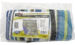 Koc piknikowy Cattara Spring niebieski w paski 150x150 cm